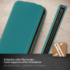 moex Flip Case iPhone 18 Pro Klapphülle Leder Optik – Produktbild 2