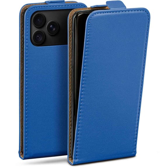 moex Flip Case iPhone 18 Pro Klapphülle Leder Optik – Weiteres Produktbild 1 moex Flip Case iPhone 18 Pro Klapphülle Leder Optik – Weiteres Produktbild 1