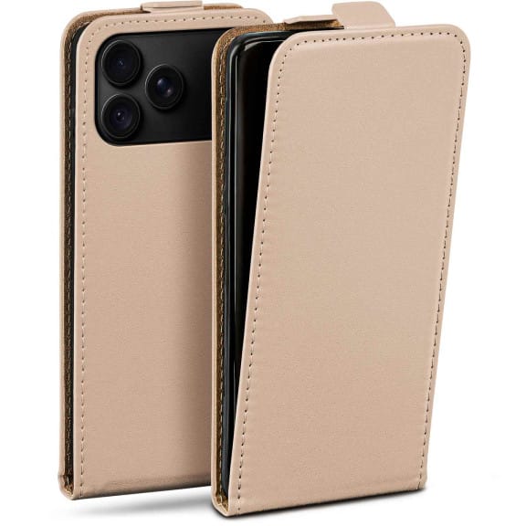 moex Flip Case iPhone 18 Pro Klapphülle Leder Optik – Weiteres Produktbild 1 moex Flip Case iPhone 18 Pro Klapphülle Leder Optik – Weiteres Produktbild 1