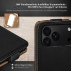 moex Flip Case iPhone 18 Pro Klapphülle Leder Optik – Produktbild 3