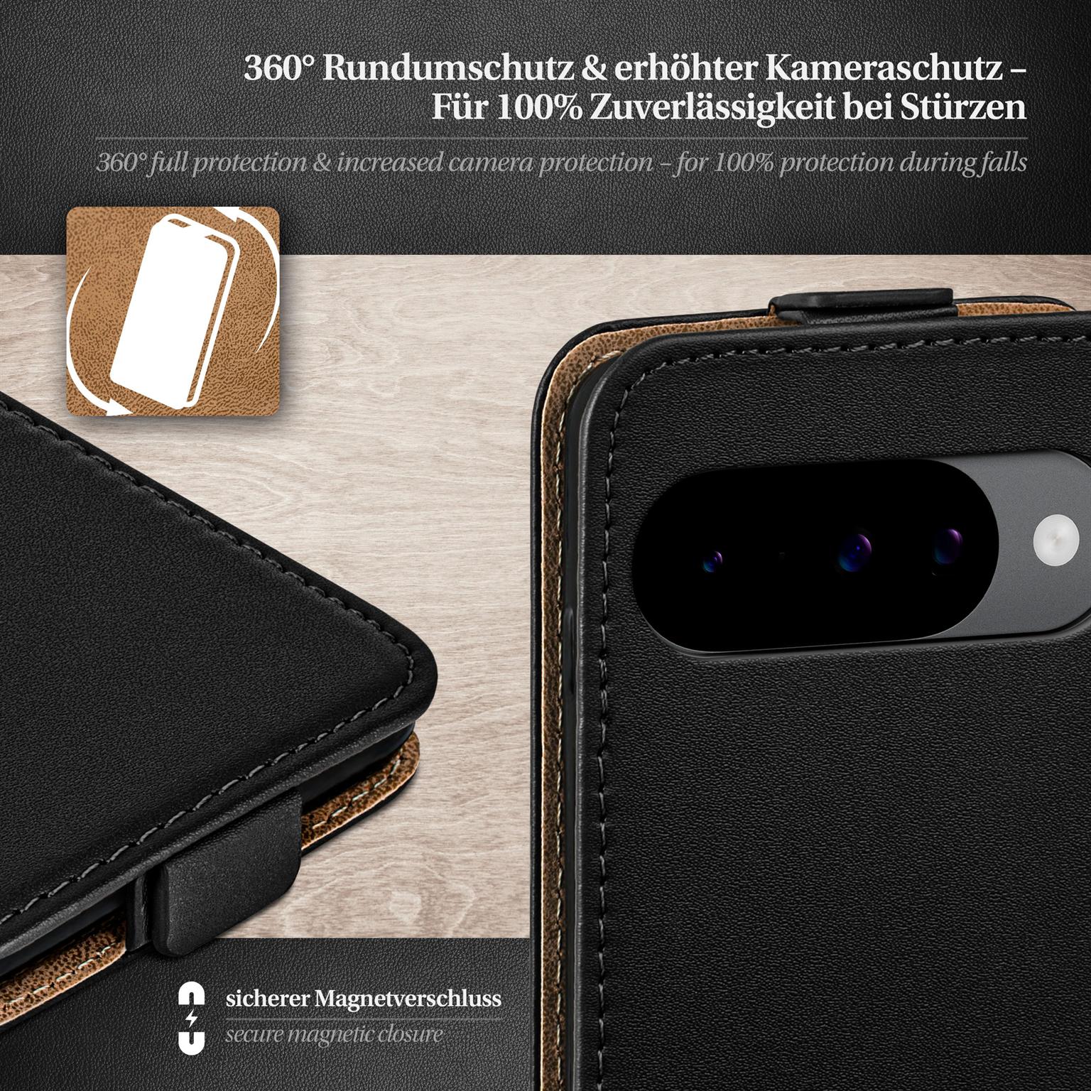 moex Flip Case Google Pixel 10 Klapphülle Leder Optik – Weiteres Produktbild 3