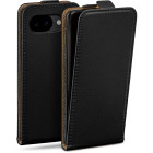 moex Flip Case Google Pixel 10a Klapphülle Leder Optik – Produktbild 1