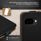 moex Flip Case Google Pixel 9a Klapphülle Leder Optik – Weiteres Produktbild 3