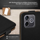 moex Flip Case Honor 600 Lite Klapphülle Leder Optik – Produktbild 3