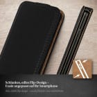 moex Flip Case Motorola Edge 70 Fusion Klapphülle Leder Optik – Produktbild 2