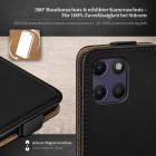 moex Flip Case Motorola Moto G17 Klapphülle Leder Optik – Produktbild 3