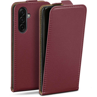 moex moex Flip Case Samsung Galaxy A17 (4G) Klapphülle Leder Optik – Bordeaux
