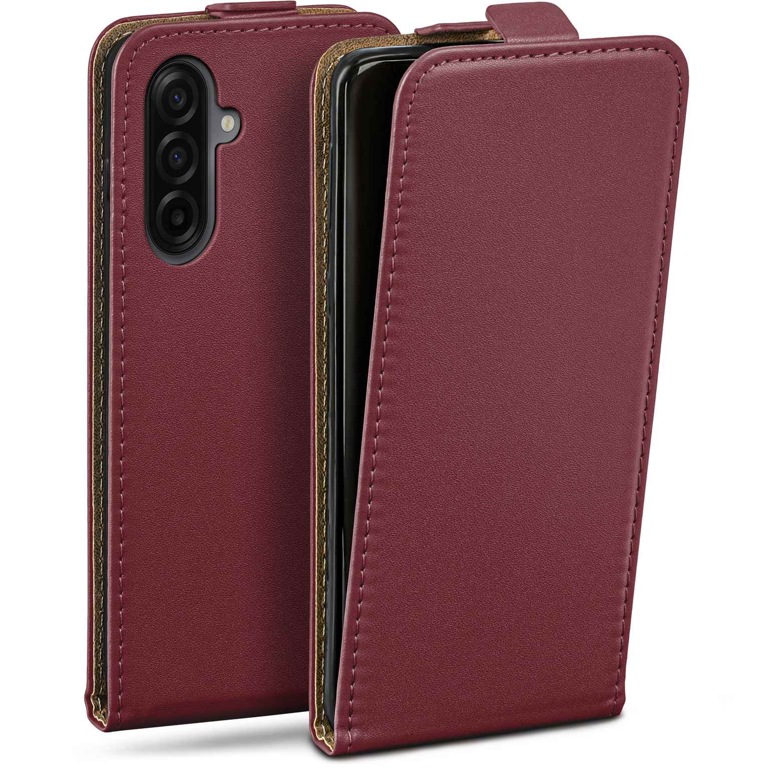 moex Flip Case Samsung Galaxy A17 (4G) Klapphülle Leder Optik – Weiteres Produktbild 1 moex Flip Case Samsung Galaxy A17 (4G) Klapphülle Leder Optik – Weiteres Produktbild 1