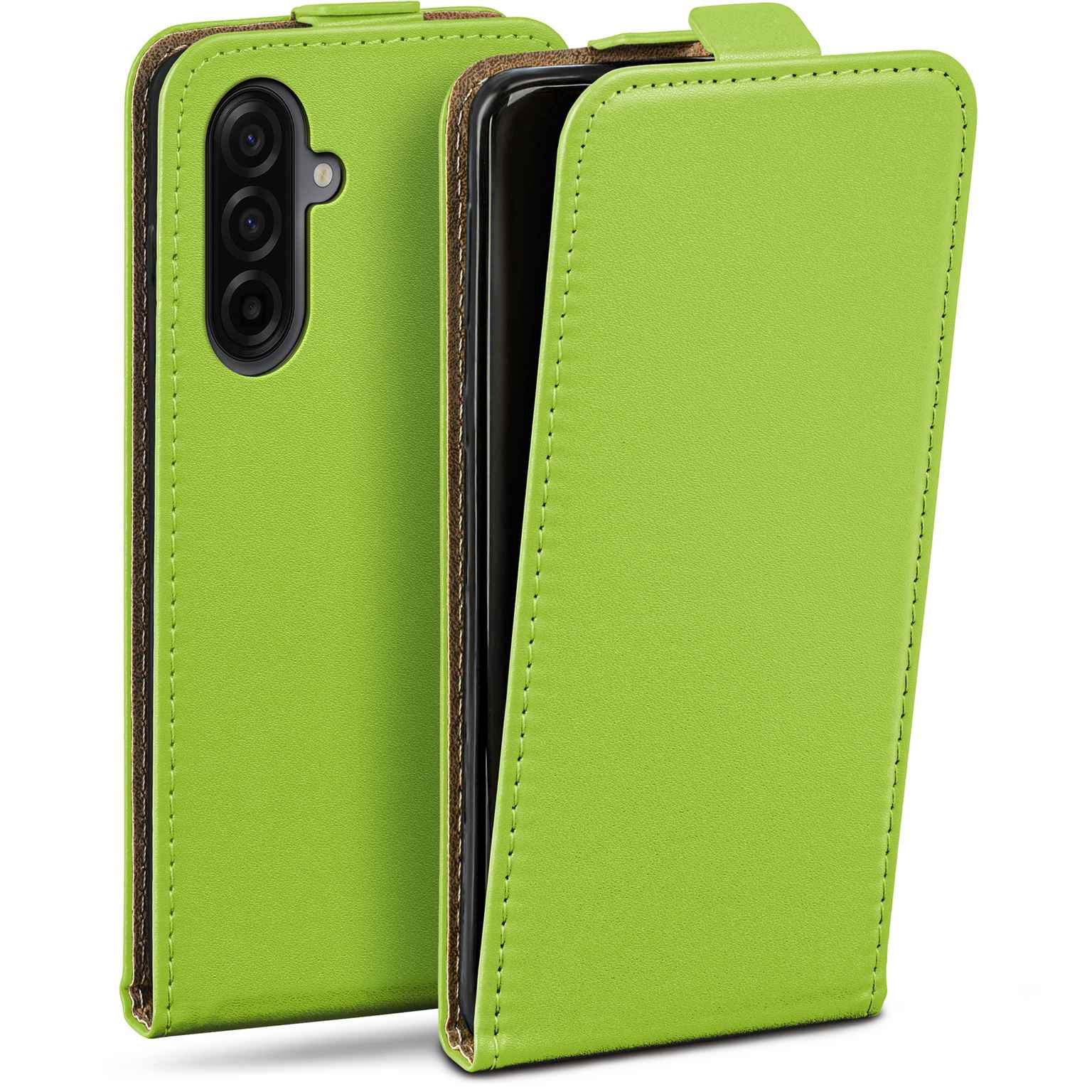 moex Flip Case Samsung Galaxy A17 (4G) Klapphülle Leder Optik – Weiteres Produktbild 1 moex Flip Case Samsung Galaxy A17 (4G) Klapphülle Leder Optik – Weiteres Produktbild 1