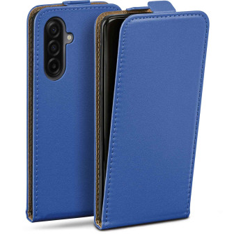moex moex Flip Case Samsung Galaxy A17 (4G) Klapphülle Leder Optik – Marineblau