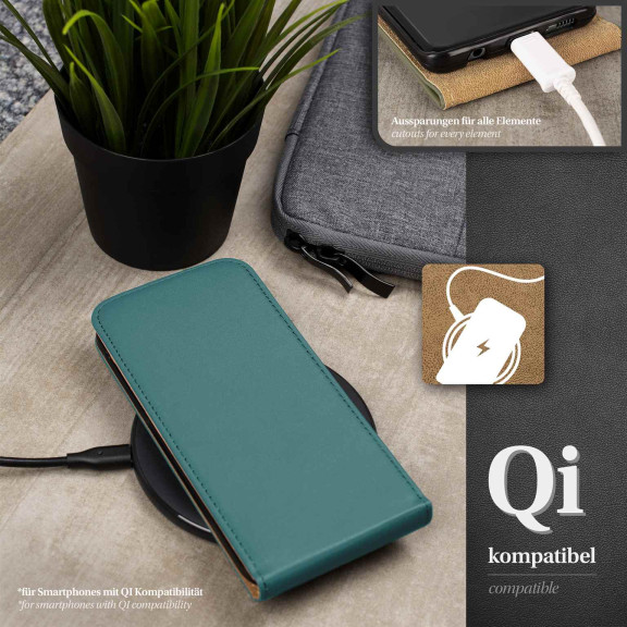 moex Flip Case Samsung Galaxy A17 5G Klapphülle Leder Optik – Weiteres Produktbild 6