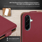 moex Flip Case Samsung Galaxy A57 5G Klapphülle Leder Optik – Produktbild 3