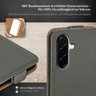 moex Flip Case Samsung Galaxy A57 5G Klapphülle Leder Optik – Produktbild 3