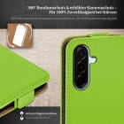 moex Flip Case Samsung Galaxy A57 5G Klapphülle Leder Optik – Produktbild 3