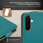 moex Flip Case Samsung Galaxy A57 5G Klapphülle Leder Optik – Produktbild 3