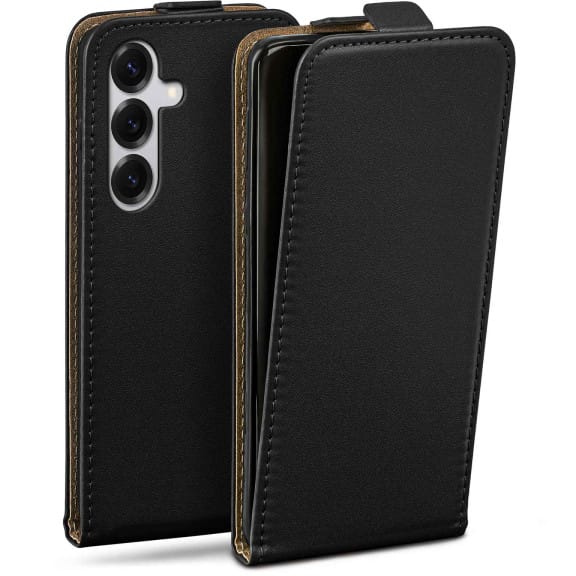 moex Flip Case Samsung Galaxy S25 FE Klapphülle Leder Optik – Weiteres Produktbild 1 moex Flip Case Samsung Galaxy S25 FE Klapphülle Leder Optik – Weiteres Produktbild 1