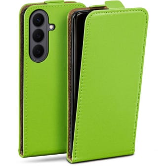 moex Flip Case Samsung Galaxy S26 Klapphülle Leder Optik – Limette moex Flip Case Samsung Galaxy S26 Klapphülle Leder Optik – Limette