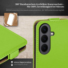 moex Flip Case Samsung Galaxy S26 Klapphülle Leder Optik – Produktbild 3