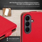 moex Flip Case Samsung Galaxy S26 Klapphülle Leder Optik – Produktbild 3