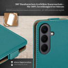 moex Flip Case Samsung Galaxy S26 Klapphülle Leder Optik – Produktbild 3