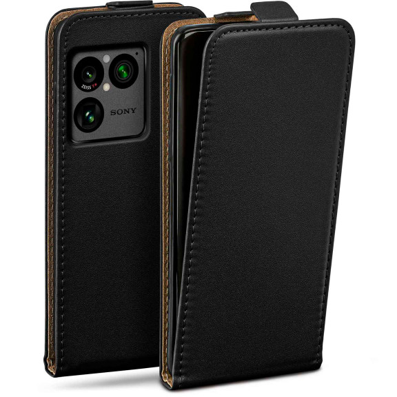 moex Flip Case Sony Xperia 1 VIII Klapphülle Leder Optik – Weiteres Produktbild 1 moex Flip Case Sony Xperia 1 VIII Klapphülle Leder Optik – Weiteres Produktbild 1