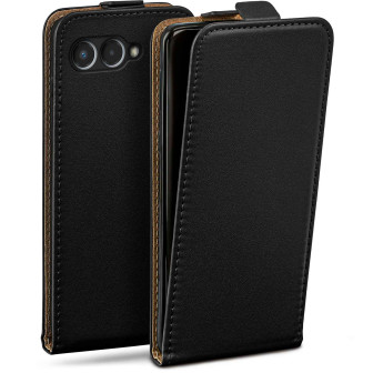 moex moex Flip Case Telekom T Phone 3 Klapphülle Leder Optik – Tiefschwarz