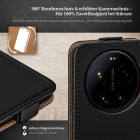 moex Flip Case Xiaomi 17 Ultra Klapphülle Leder Optik – Produktbild 3