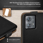 moex Flip Case Motorola Edge 40 Neo Klapphülle Leder Optik – Weiteres Produktbild 3