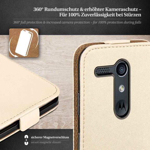moex Flip Case Motorola Moto G Klapphülle Leder Optik – Weiteres Produktbild 3 moex Flip Case Motorola Moto G Klapphülle Leder Optik – Weiteres Produktbild 3