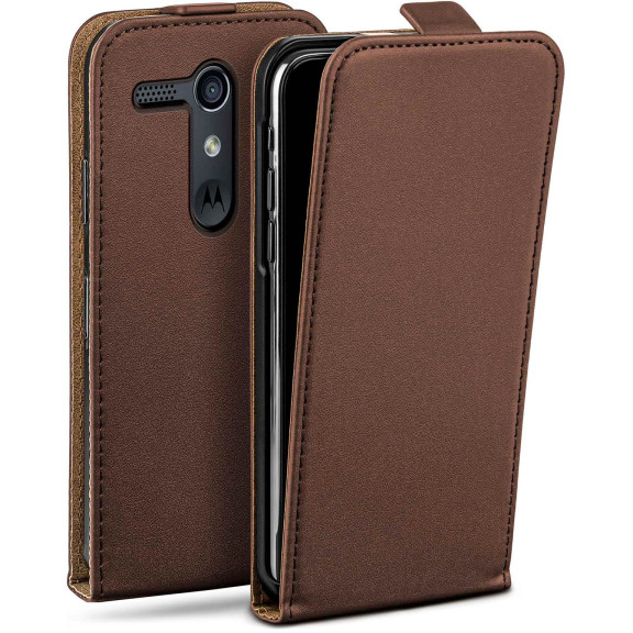 moex Flip Case Motorola Moto G Klapphülle Leder Optik – Weiteres Produktbild 1 moex Flip Case Motorola Moto G Klapphülle Leder Optik – Weiteres Produktbild 1