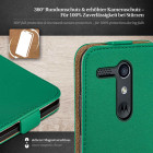 moex Flip Case Motorola Moto G Klapphülle Leder Optik – Weiteres Produktbild 3