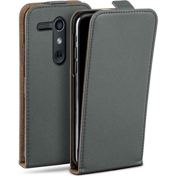 moex Flip Case Motorola Moto G Klapphülle Leder Optik – Weiteres Produktbild 1 moex Flip Case Motorola Moto G Klapphülle Leder Optik – Weiteres Produktbild 1