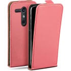 moex Flip Case Motorola Moto G Klapphülle Leder Optik – Weiteres Produktbild 1
