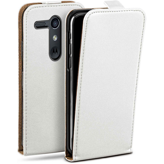 moex Flip Case Motorola Moto G Klapphülle Leder Optik – Weiteres Produktbild 1