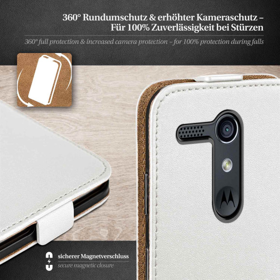 moex Flip Case Motorola Moto G Klapphülle Leder Optik – Weiteres Produktbild 3 moex Flip Case Motorola Moto G Klapphülle Leder Optik – Weiteres Produktbild 3