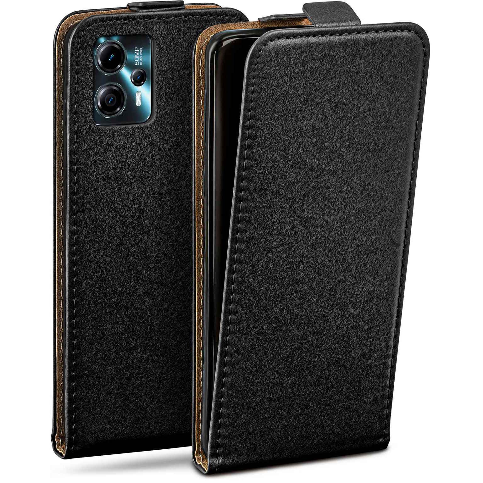 moex Flip Case Motorola Moto G13 Klapphülle Leder Optik – Weiteres Produktbild 1 moex Flip Case Motorola Moto G13 Klapphülle Leder Optik – Weiteres Produktbild 1