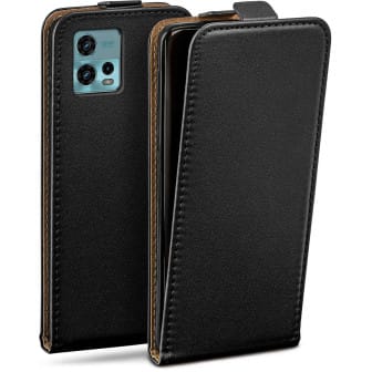 moex Flip Case Motorola Moto G72 Klapphülle Leder Optik – Deep-Black moex Flip Case Motorola Moto G72 Klapphülle Leder Optik – Deep-Black