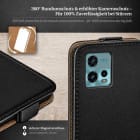 moex Flip Case Motorola Moto G72 Klapphülle Leder Optik – Weiteres Produktbild 3