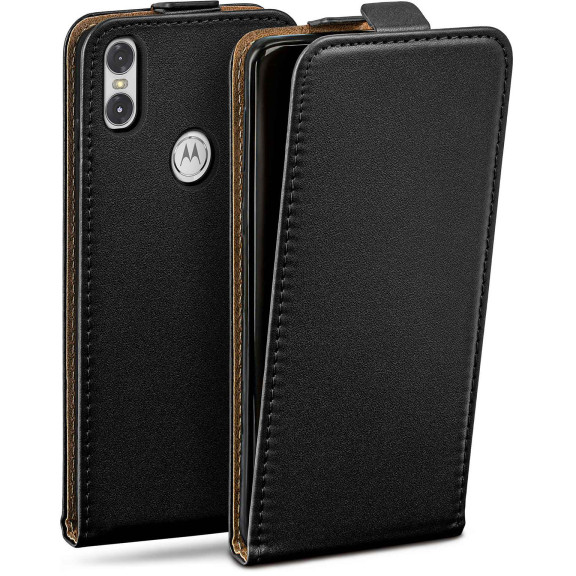 moex Flip Case Motorola P30 Play Klapphülle Leder Optik – Weiteres Produktbild 1