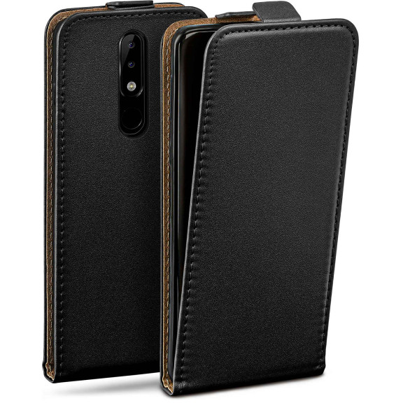 moex Flip Case Nokia 5.1 Klapphülle Leder Optik – Weiteres Produktbild 1 moex Flip Case Nokia 5.1 Klapphülle Leder Optik – Weiteres Produktbild 1