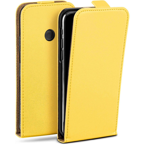 moex Flip Case Nokia Lumia 520 Klapphülle Leder Optik – Weiteres Produktbild 1 moex Flip Case Nokia Lumia 520 Klapphülle Leder Optik – Weiteres Produktbild 1