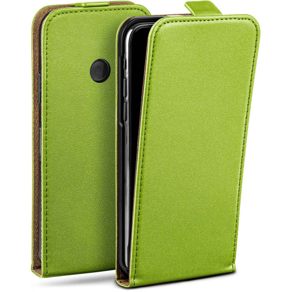 moex Flip Case Nokia Lumia 520 Klapphülle Leder Optik – Weiteres Produktbild 1
