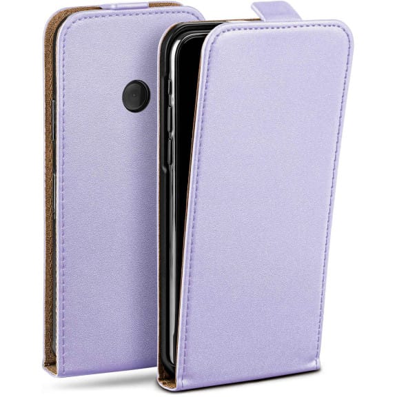 moex Flip Case Nokia Lumia 525 Klapphülle Leder Optik – Weiteres Produktbild 1 moex Flip Case Nokia Lumia 525 Klapphülle Leder Optik – Weiteres Produktbild 1