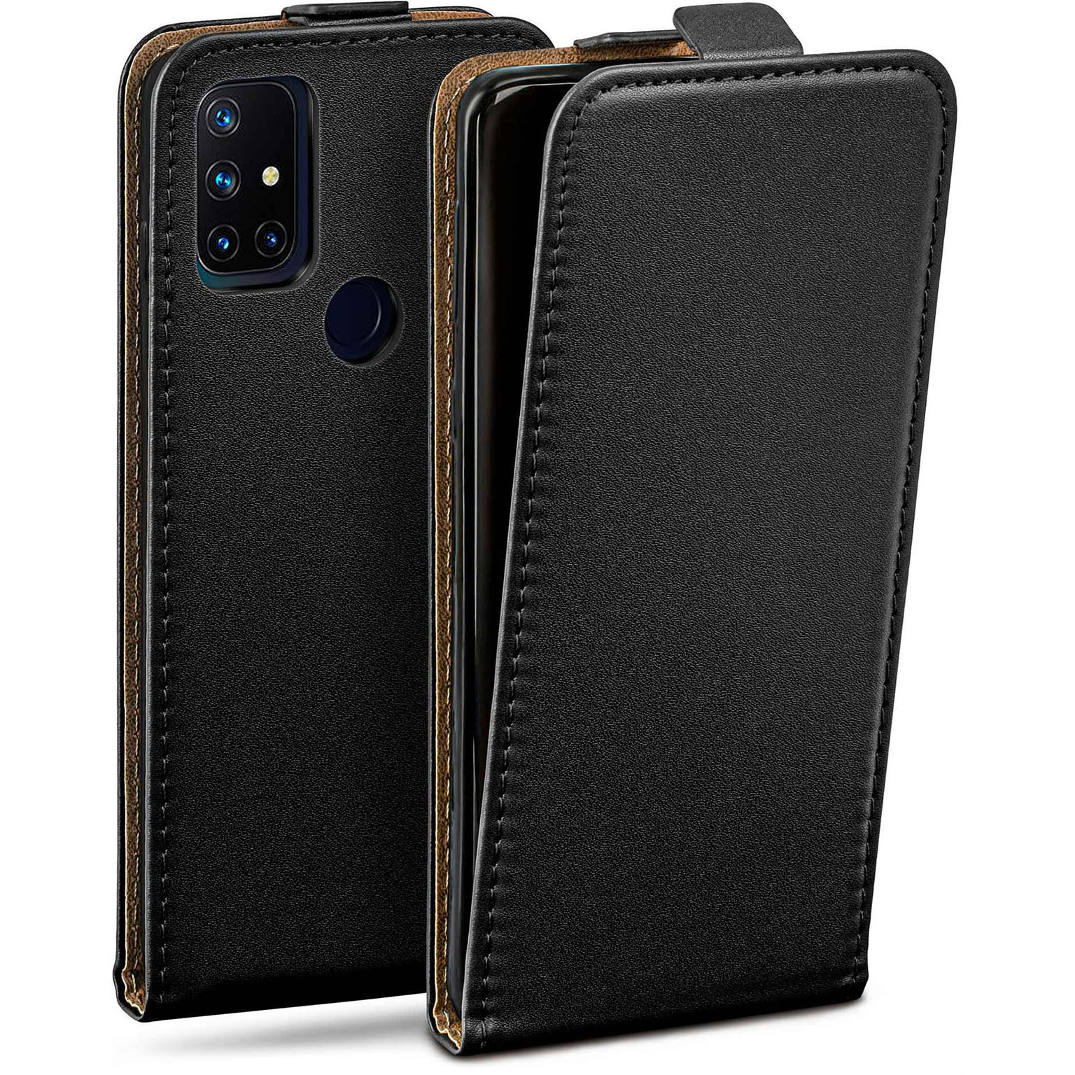 moex Flip Case OnePlus Nord N10 5G Klapphülle Leder Optik – Weiteres Produktbild 1 moex Flip Case OnePlus Nord N10 5G Klapphülle Leder Optik – Weiteres Produktbild 1