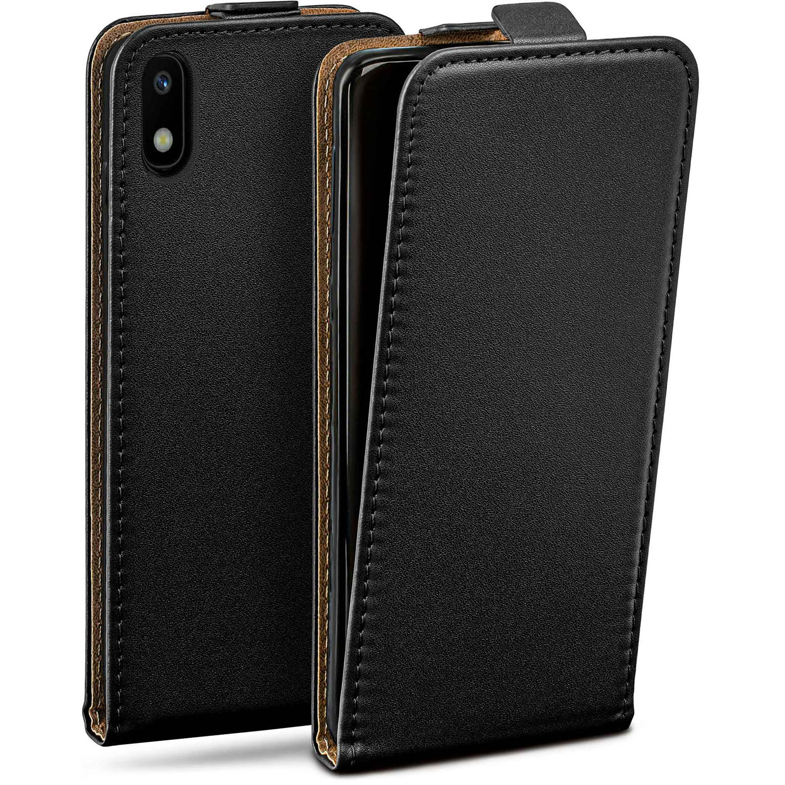 moex Flip Case Samsung Galaxy A10 Klapphülle Leder Optik – undefined