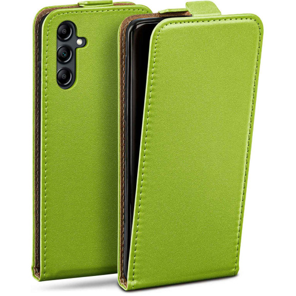 moex Flip Case Samsung Galaxy A14 (4G) Klapphülle Leder Optik – Weiteres Produktbild 1 moex Flip Case Samsung Galaxy A14 (4G) Klapphülle Leder Optik – Weiteres Produktbild 1