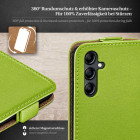 moex Flip Case Samsung Galaxy A14 5G Klapphülle Leder Optik – Weiteres Produktbild 3