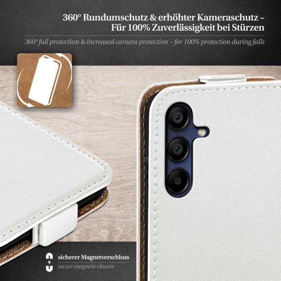 moex Flip Case Samsung Galaxy A15 (4G) Klapphülle Leder Optik – Weiteres Produktbild 3 moex Flip Case Samsung Galaxy A15 (4G) Klapphülle Leder Optik – Weiteres Produktbild 3