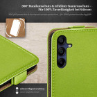 moex Flip Case Samsung Galaxy A15 5G Klapphülle Leder Optik – Weiteres Produktbild 3