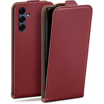 moex Flip Case Samsung Galaxy A16 (4G) Klapphülle Leder Optik – Bordeaux moex Flip Case Samsung Galaxy A16 (4G) Klapphülle Leder Optik – Bordeaux